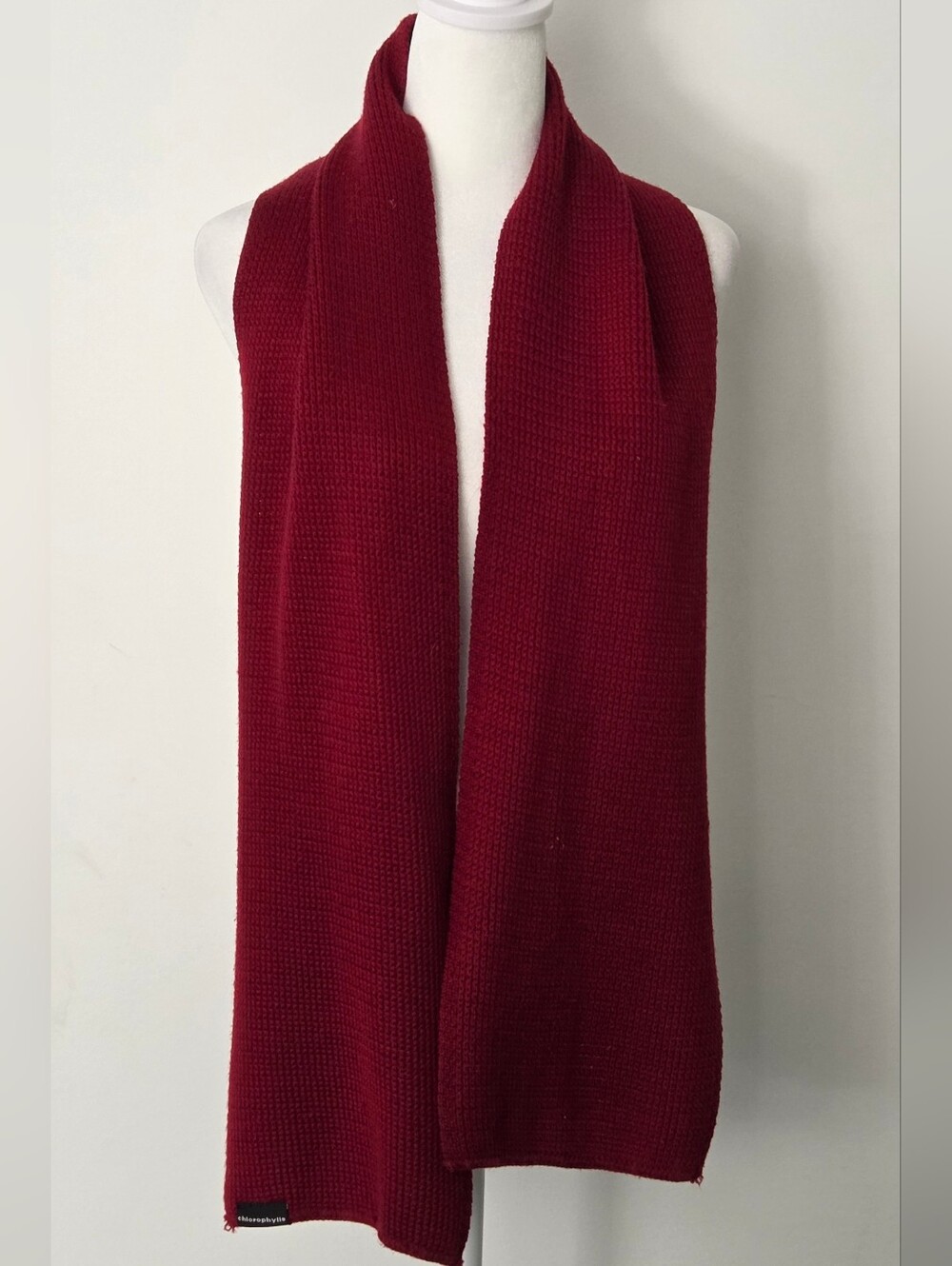 Classic Burgundy Knit Scarf - Women Accessories Scarves & Wraps